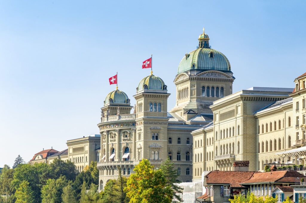 the federal palace of Switzerland