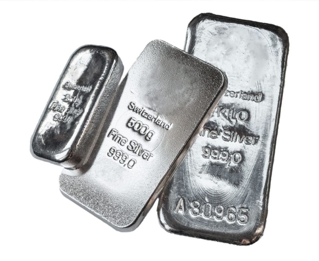 Silver bars are perfect for storage in a bonded warehouse